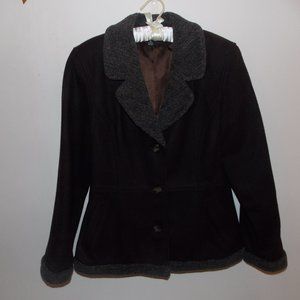Braetan Brown Wool Blend Jacket